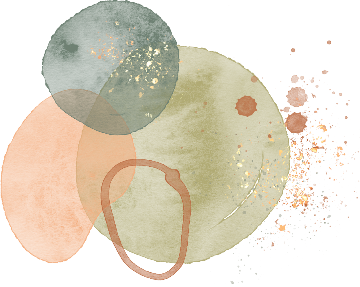 Abstract watercolor art