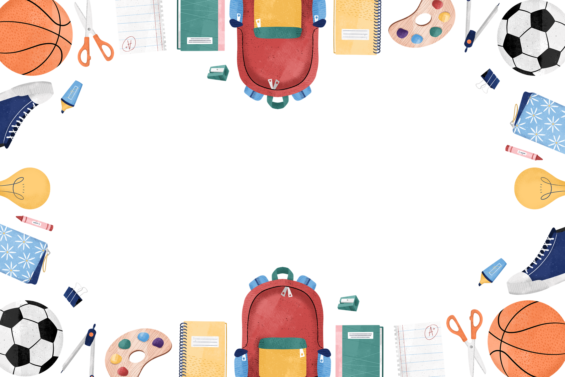 School Frame Background